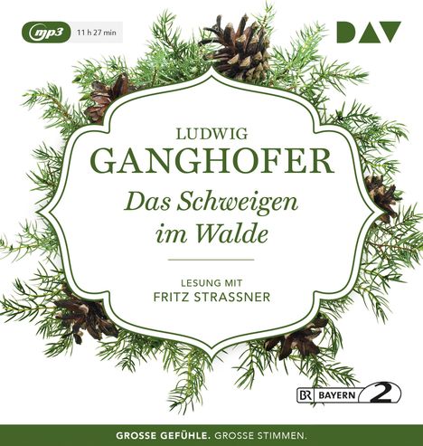 Ludwig Ganghofer: Das Schweigen im Walde, MP3-CD