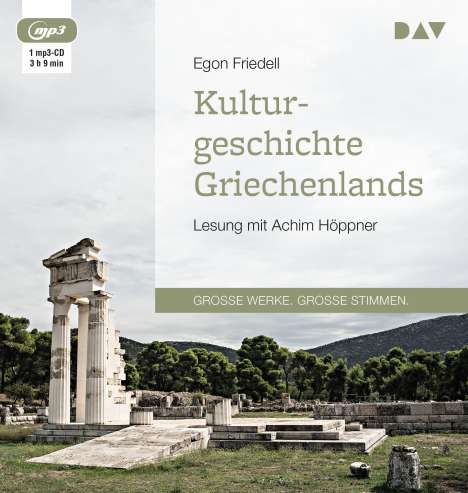 Egon Friedell: Kulturgeschichte Griechenlands, MP3-CD