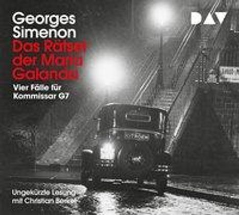 Georges Simenon: Das Rätsel der Maria Galanda. Vier Fälle für Kommissar G7, CD