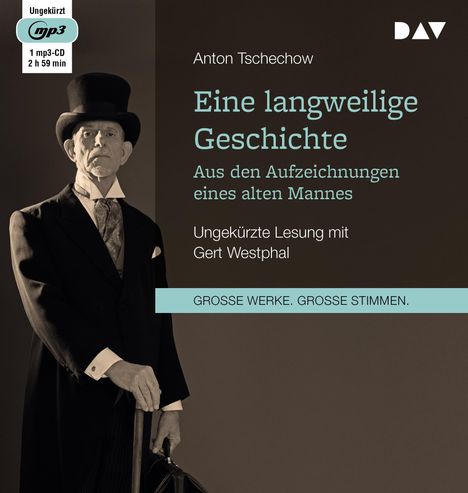 Anton Tschechow: Eine langweilige Geschichte. Aus den Aufzeichnungen eines alten Mannes, CD