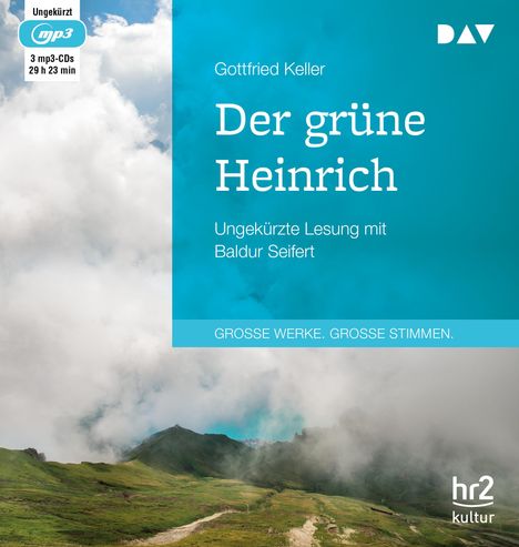 Gottfried Keller (1650-1704): Der grüne Heinrich, 3 MP3-CDs