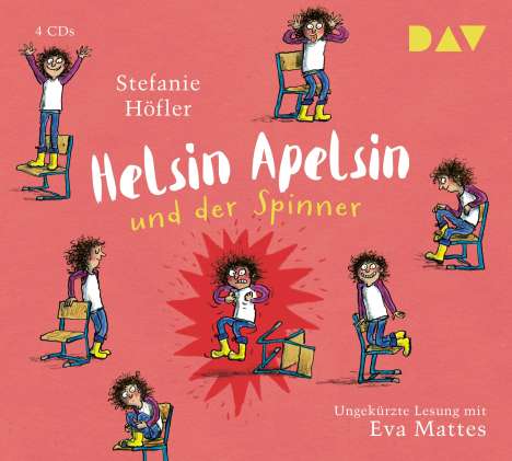 Stefanie Höfler: Helsin Apelsin und der Spinner, 4 CDs