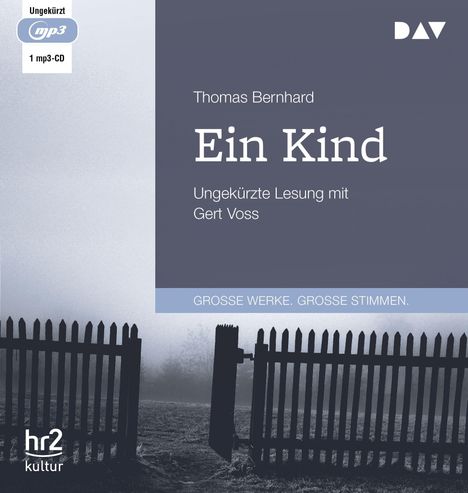 Thomas Bernhard: Ein Kind, MP3-CD