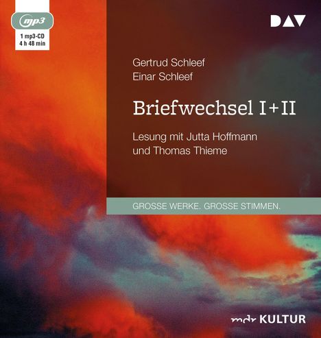 Gertrud Schleef: Briefwechsel I + II, MP3-CD