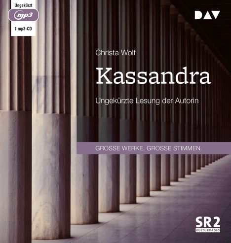 Christa Wolf: Kassandra, MP3-CD