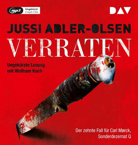 Jussi Adler-Olsen: Verraten. Der zehnte Fall für Carl Mørck, Sonderdezernat Q, 2 MP3-CDs