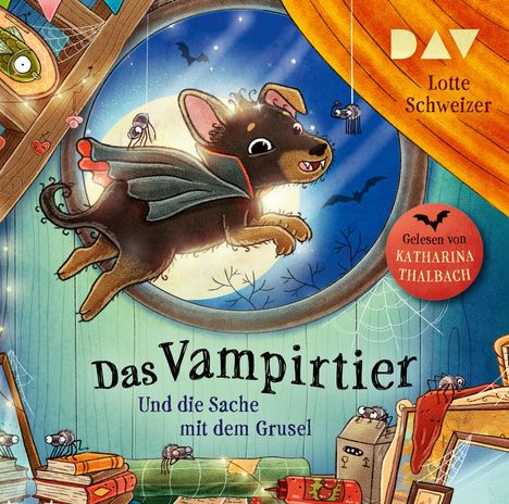 Lotte Schweizer: Das Vampirtier und die Sache mit dem Grusel, 2 CDs