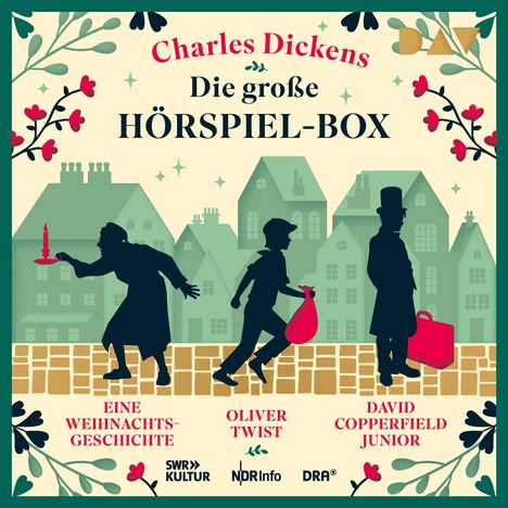 Charles Dickens: Die große Hörspiel-Box - Eine Weihnachtsgeschichte, Oliver Twist, David Copperfield Junior, 4 CDs