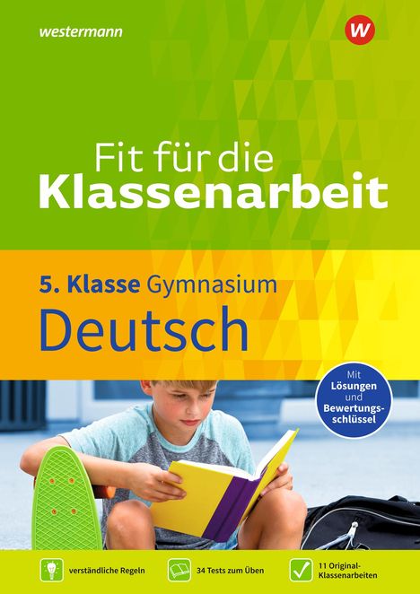 Thorsten Zimmer: Fit für die Klassenarbeit - Gymnasium. Deutsch 5, Buch