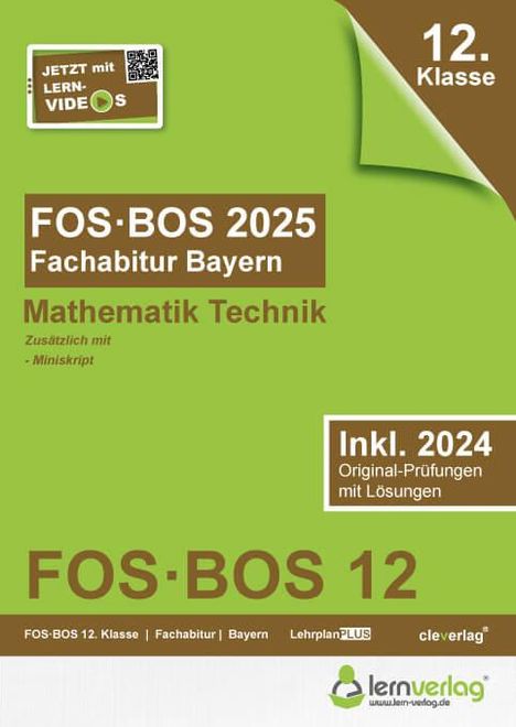Abiturprüfung FOS/BOS Bayern 2025 Mathematik Technik 12. Klasse, Buch