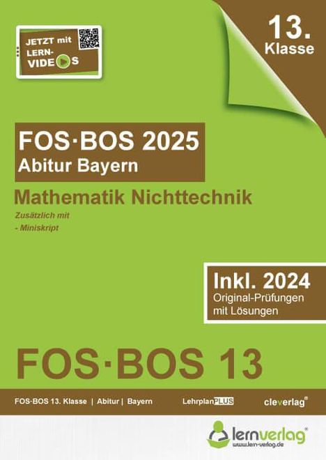 Abiturprüfung FOS/BOS Bayern 2025 Mathematik Nichttechnik 13. Klasse, Buch