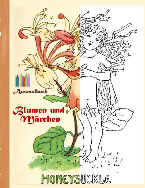 Luisa Rose: Blumen und Märchen (Ausmalbuch), Buch