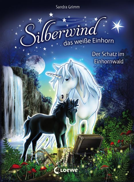 Sandra Grimm: Silberwind, das weiße Einhorn (Band 8) - Der Schatz im Einhornwald, Buch