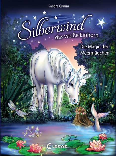 Sandra Grimm: Silberwind, das weiße Einhorn (Band 10) - Die Magie der Meermädchen, Buch