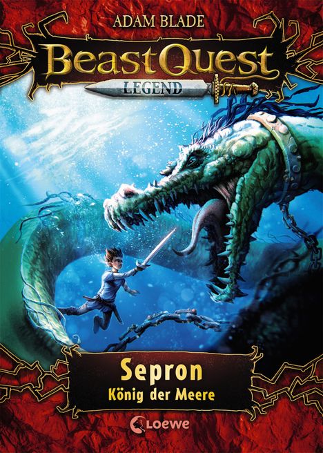 Adam Blade: Beast Quest Legend 2 - Sepron, König der Meere, Buch