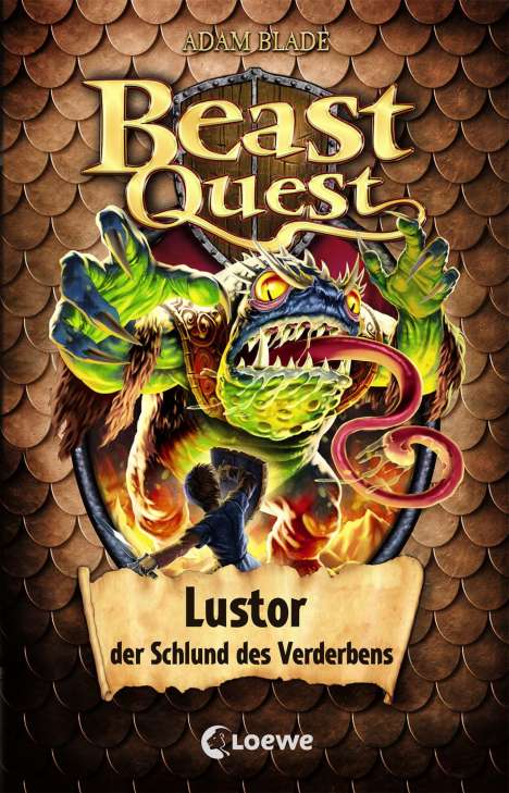 Adam Blade: Beast Quest 57 - Lustor, der Schlund des Verderbens, Buch