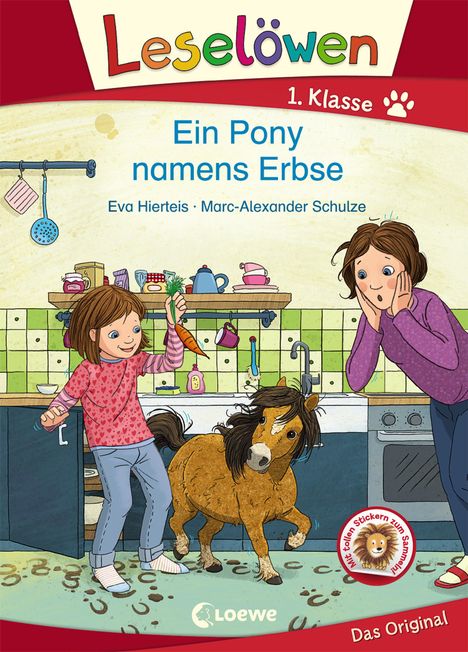 Eva Hierteis: Leselöwen 1. Klasse - Ein Pony namens Erbse, Buch
