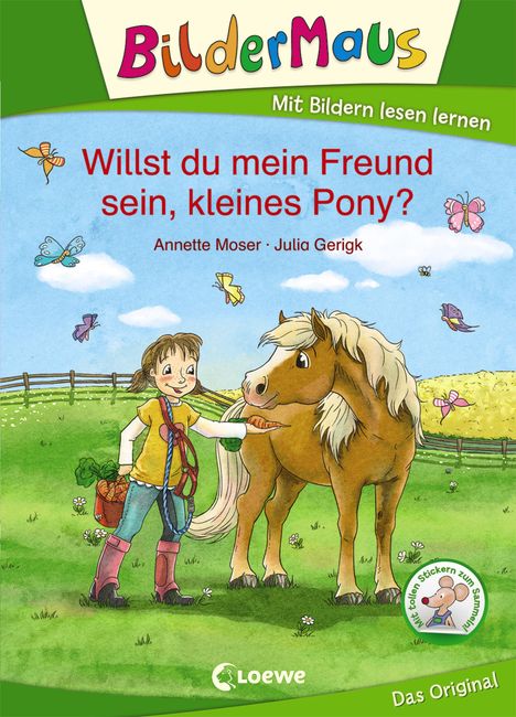 Annette Moser: Bildermaus - Willst du mein Freund sein, kleines Pony?, Buch
