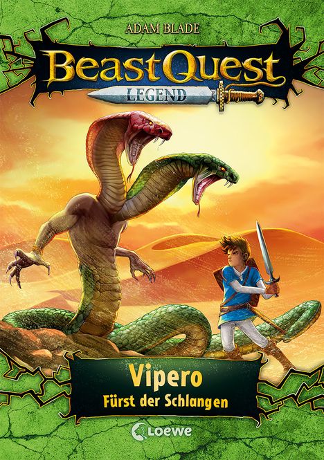 Adam Blade: Beast Quest Legend (Band 10) - Vipero, Fürst der Schlangen, Buch