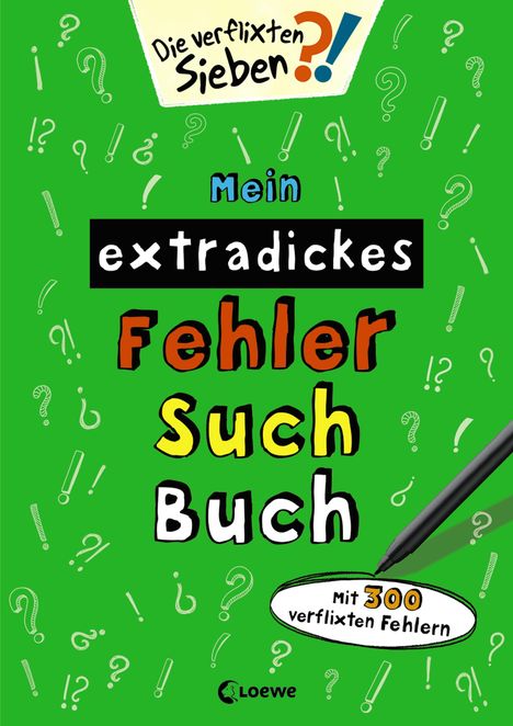 Mein extradickes Fehler-Such-Buch (grün), Buch