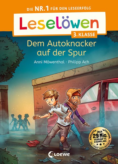 Anni Möwenthal: Leselöwen 3. Klasse - Dem Autoknacker auf der Spur, Buch