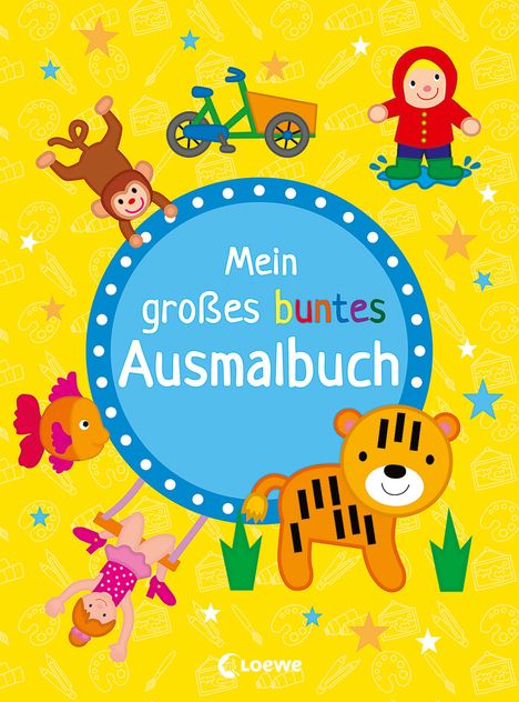 Mein großes buntes Ausmalbuch (Tiger), Buch