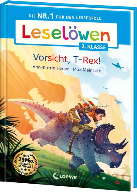 Ann-Katrin Heger: Leselöwen 2. Klasse - Vorsicht, T-Rex!, Buch