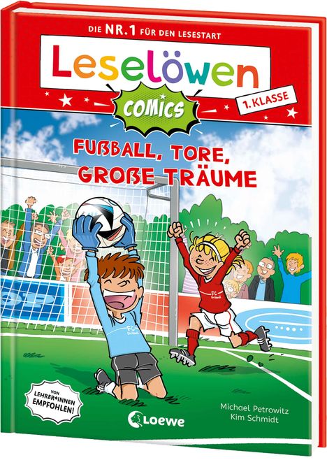 Michael Petrowitz: Leselöwen Comics 1. Klasse - Fußball, Tore, große Träume, Buch
