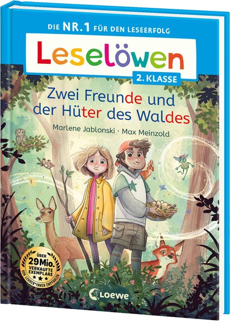 Marlene Jablonski: Leselöwen 2. Klasse - Zwei Freunde und der Hüter des Waldes, Buch