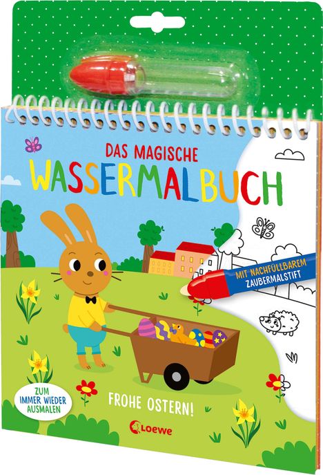 Das magische Wassermalbuch - Frohe Ostern!, Buch