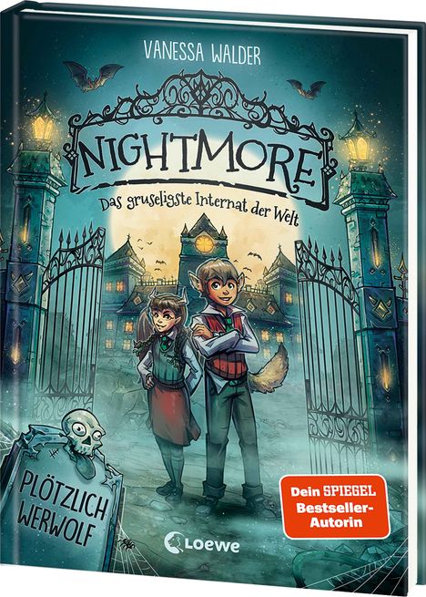 Vanessa Walder: Nightmore - Das gruseligste Internat der Welt (Band 1) - Plötzlich Werwolf, Buch