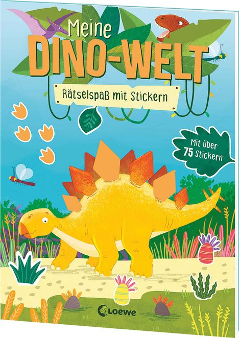 Meine Dino-Welt - Rätselspaß mit Stickern, Buch