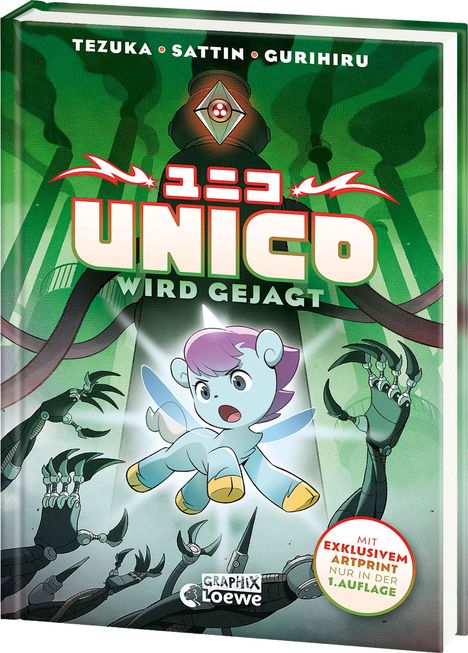Osamu Tezuka: Unico wird gejagt (Band 2), Buch