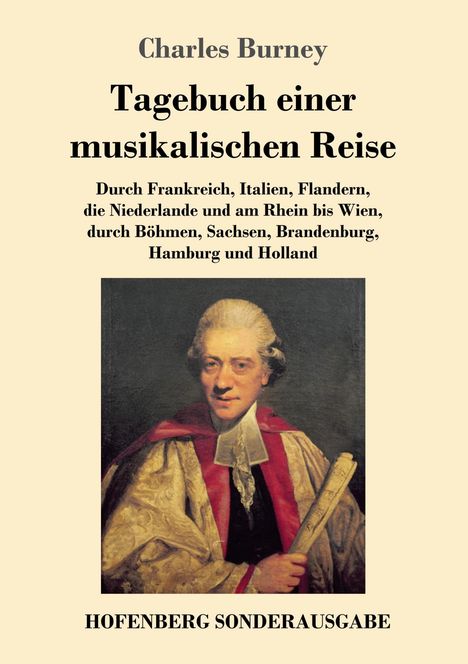 Charles Burney: Tagebuch einer musikalischen Reise, Buch