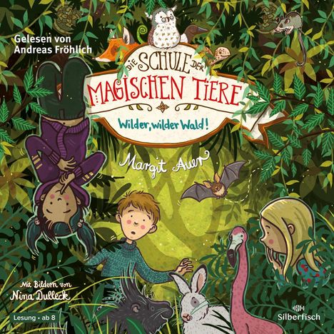 Margit Auer: Die Schule der magischen Tiere 11: Wilder, wilder Wald!, 2 CDs