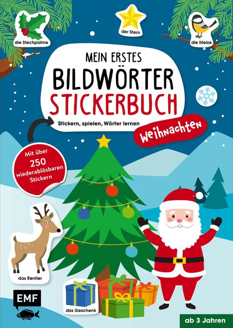 Mein erstes Bildwörter-Stickerbuch - Weihnachten, Buch