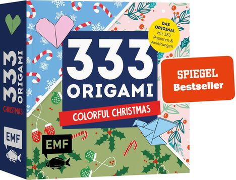 333 Origami - Colorful Christmas, Buch