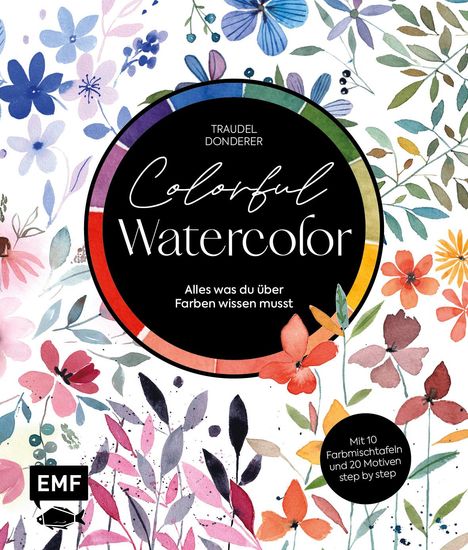 Traudel Donderer: Colorful Watercolor, Buch