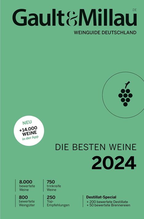 Gault &amp; Millau Weinguide Deutschland - Die besten Weine 2024, Buch