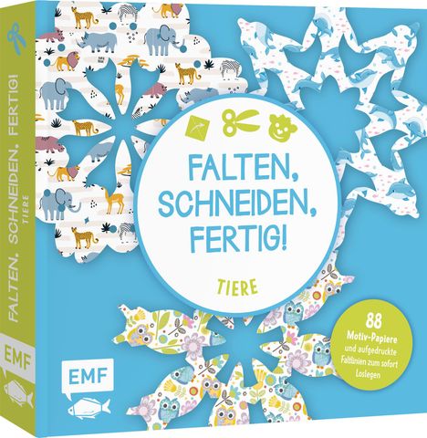 Bastelblock: Falten, Schneiden, fertig! - Tiere, Buch