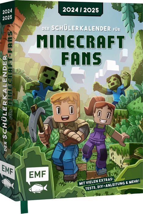 Silvia Schröer: Der Schülerkalender für Minecraft-Fans 2024/2025, Buch