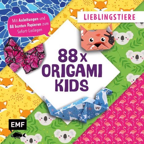88 x Origami Kids - Lieblingstiere, Buch