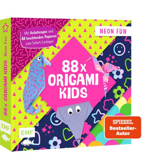 88 x Origami Kids - Neon Fun, Buch