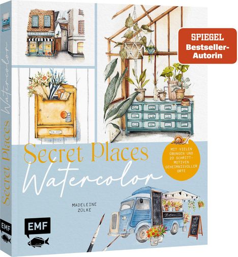 Madeleine Zülke: Secret Places - Watercolor, Buch