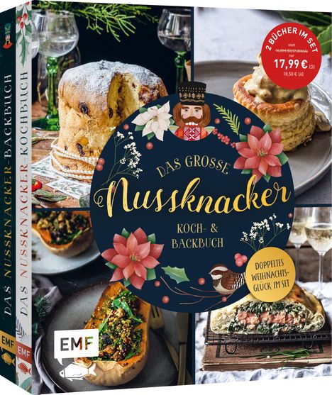 Das große Nussknacker Koch- und Backbuch - Doppeltes Weihnachtsglück im Set, Buch