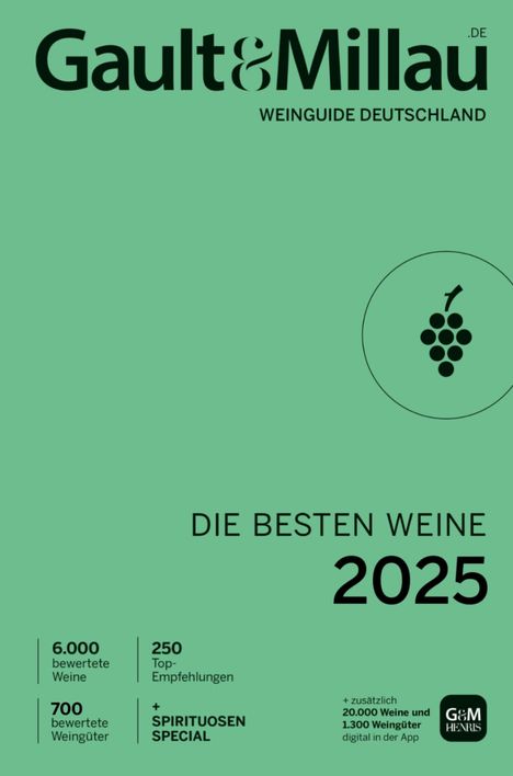 Gault&Millau Weinguide Deutschland - Die besten Weine 2025, Buch