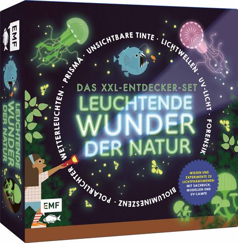 Das XXL-Entdecker-Set - Leuchtende Wunder der Natur, Buch