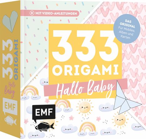 333 Origami - Hallo Baby - Niedliche Papiere zum Basteln von Mobiles, Alben, Karten, Buch