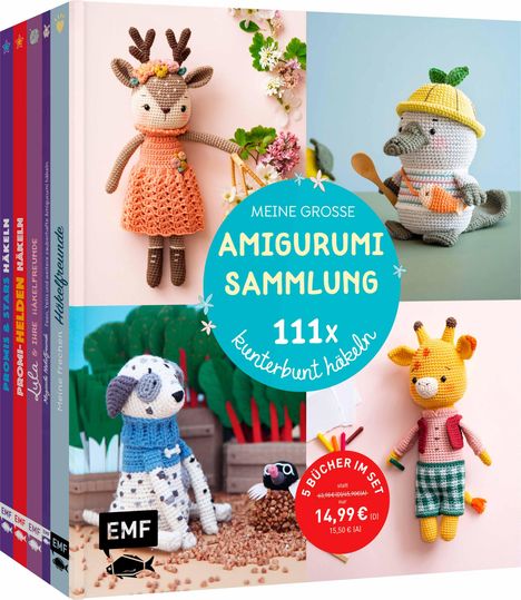 Edition Michael Fischer: Meine große Amigurumi-Sammlung - 111x kunterbunt häkeln, Buch