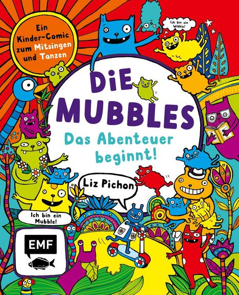 Liz Pichon: Die Mubbles (Band 1): Das Abenteuer beginnt! Ein Kinder-Comic von Liz Pichon, Buch